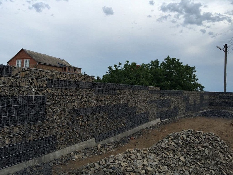 Ростовская область, Неклиновский район, с.Николаевка, ограждение Рыбоперерабатывающего цеха